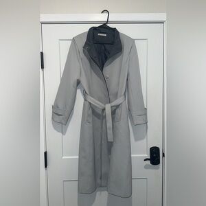Forecaster International Gray Trench Coat with Belt